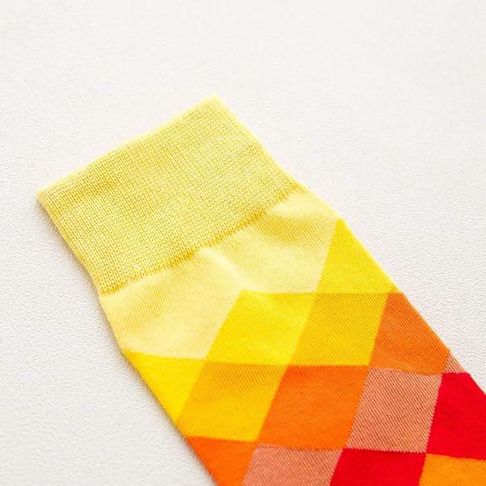 HSELL Funny Mens Colorful Dress Socks Crazy Design Argyle Striped Funky Pattern Cotton Socks for Men Gfits - Image 7