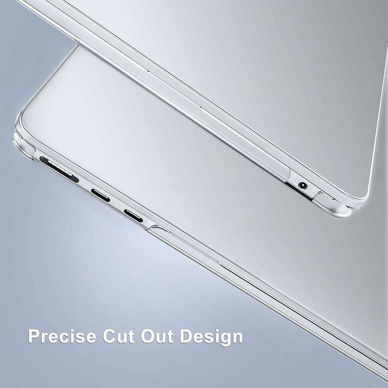 MOSISO Compatible with MacBook Air 15 inch Case M5 2026 M4 2025 M3 2024 M2 2023 A3448 A3241 A3114 A2941 Liquid Retina Display Touch ID, Protective Plastic Hard Shell Case Cover, Crystal Clear - Image 4