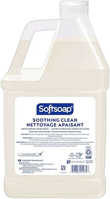 Softsoap Liquid Hand Soap Refill, Soothing Clean, Aloe Vera Fresh Scent - 1 gallon - Image 2