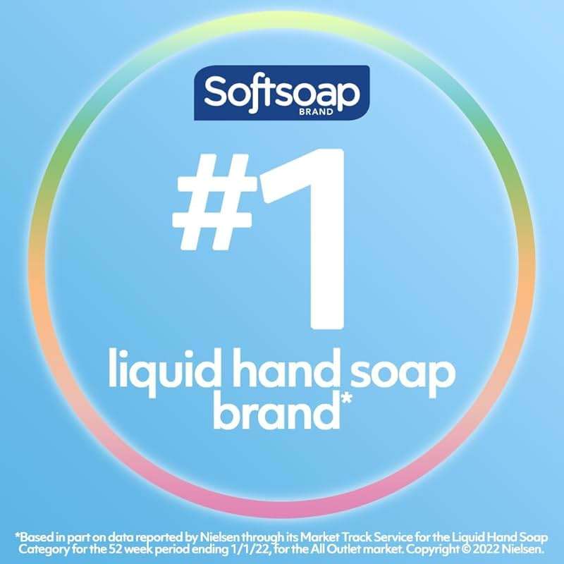Softsoap Antibacterial Liquid Hand Soap Refill, Refreshing Clean, Moisturizing Hand Soap, 1 Gallon (Pack of 4) - Image 3