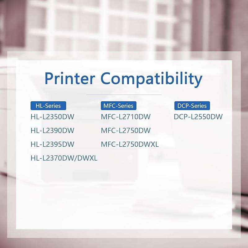TN760 Toner Cartridge Replacement for Brother TN-760 High Yield Black Toner MFC-L2710DW MFC-L2750DW HL-L2350DW HL-L2395DW DCP-L2550DW Printer 2-Pack - Image 2