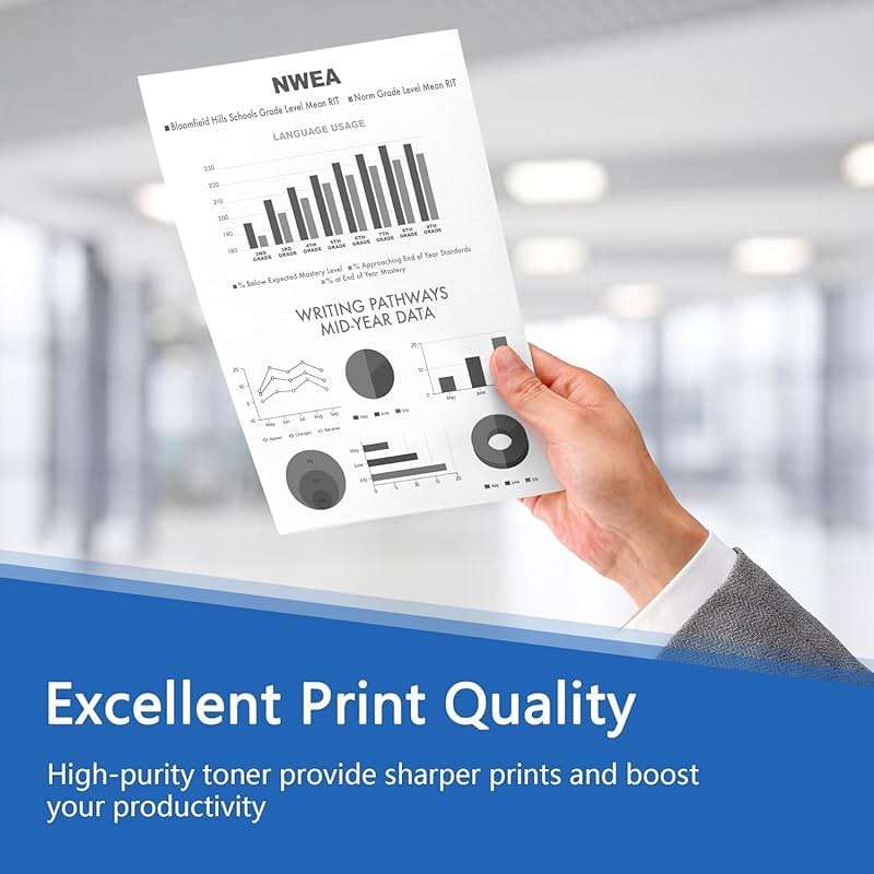 TN760 Toner Cartridge Replacement for Brother TN-760 High Yield Black Toner MFC-L2710DW MFC-L2750DW HL-L2350DW HL-L2395DW DCP-L2550DW Printer 2-Pack - Image 4