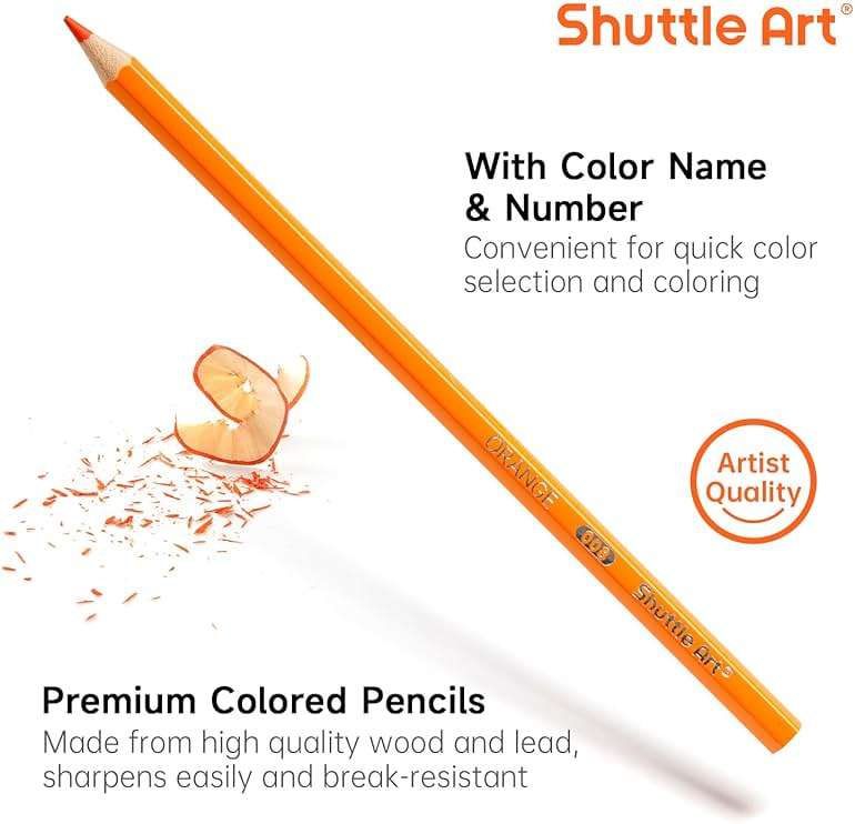 Shuttle Art 720 Colored Pencils Bulk, 12 Vibrant Colors, Pack of 60, Pre-sharpened Coloring Pencils, Wood Colored Pencil for Kids Teachers, Classroom Essentials, Back to School Supplies - Image 4