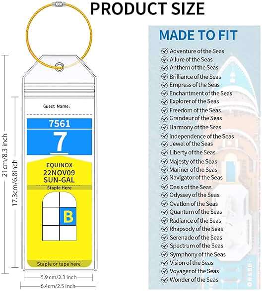 12 Pcs Royal Caribbean Cruise Essentials Kit Include Retractable Cruise Lanyards for Ship Card, Luggage Tags Holder, Waterproof Phone Pouch, Magnetic Hook for Royal Caribbean & Celebrity Cruise Lines - Image 2