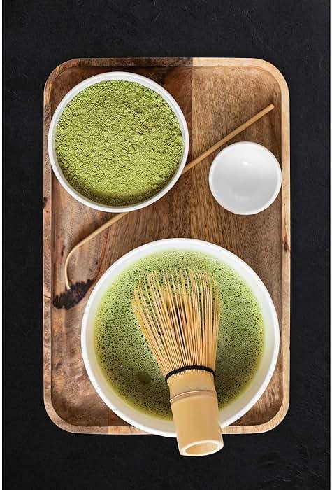 Helen’s Asian Kitchen Traditional Japanese Matcha Tea Gift Set – 5-Piece Ceremonial-Grade Kit with Bamboo Whisk, Handcrafted Bowl, Tea Sifter, Measuring Scoop, and Whisk Stand, Complete Serving Tools - Image 4