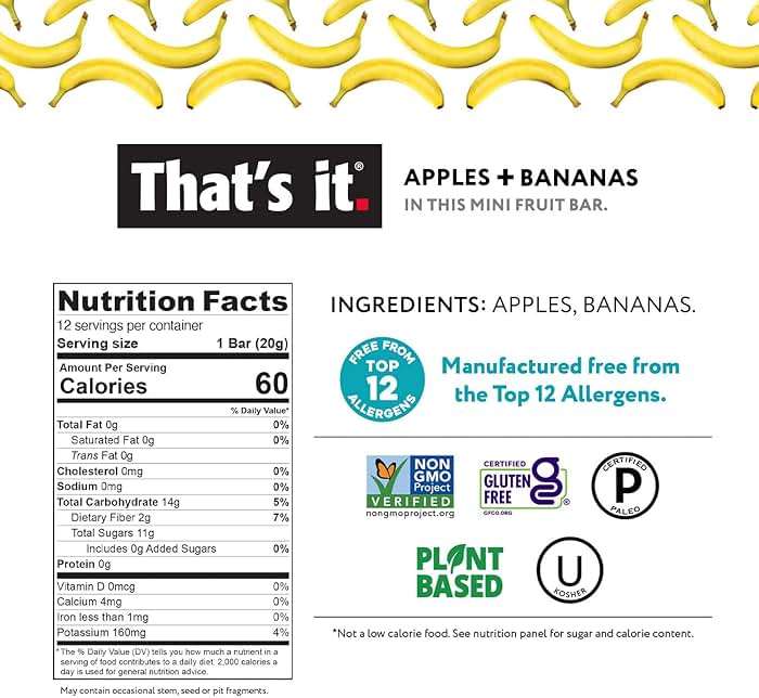 That's it. Mini Fruit Bars Gift Pouch (Variety 36 Count) No Sugar Added, Plant-Based, Vegan & Gluten Free, Paleo, Non GMO, Fiber (12 Banana, 12 Blueberry, 12 Mango) - Image 2
