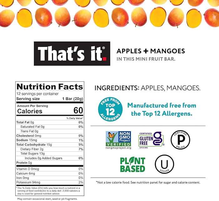 That's it. Mini Fruit Bars Gift Pouch (Variety 36 Count) No Sugar Added, Plant-Based, Vegan & Gluten Free, Paleo, Non GMO, Fiber (12 Banana, 12 Blueberry, 12 Mango) - Image 3