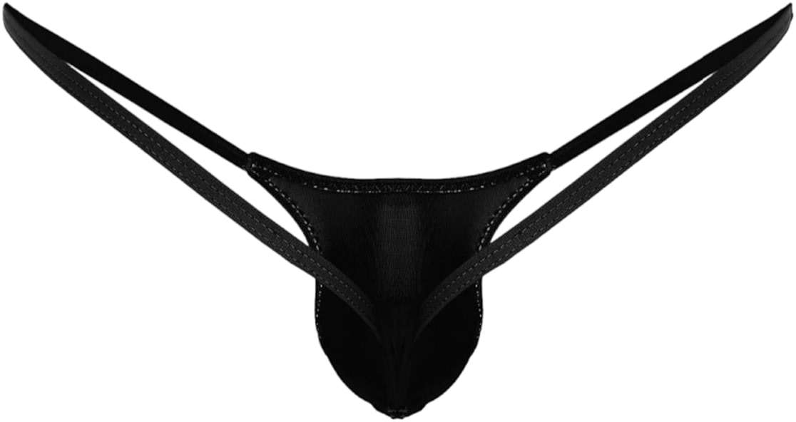 Men's Sissy G-String Thong Underwear Femboy Panties Bulge Pouch Jockstrap Lingerie - Image 3
