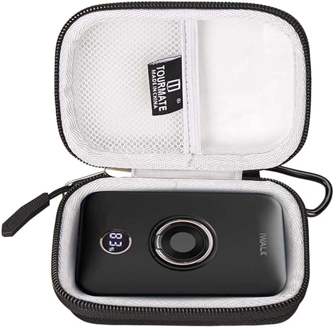 Tourmate Hard Storage Case for iWALK Magnetic Wireless Power Bank, 6000mAh Portable Charger with Finger Holder (Case Only) - Image 1