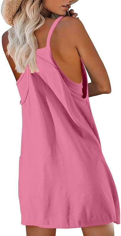 Ceboyel Short Summer Dress for Women Strappy Athletic Romper Hot Shot Mini Dress Workout Onesie Outfits With Pockes 2024 - Image 4