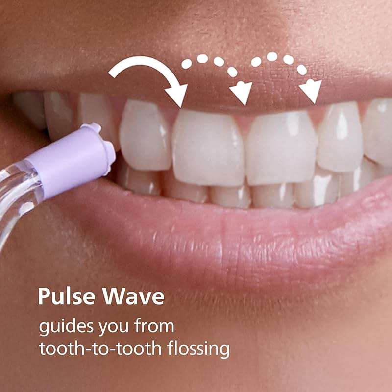 Philips Sonicare Cordless Power Flosser 3000 - Water Flosser with Innovative Quad Stream Technology, Oral Irrigator with 2 Flossing Modes and 3 Pressure Levels, IPX7 Waterproof, Black, HX3826/23 - Image 7