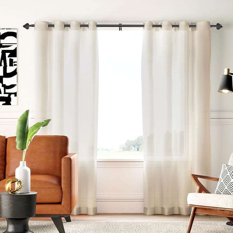 GXOACKJ Black Curtain Rods for Windows 28 to 60 inch, 5/8 inch Adjustable Wrap Around Blackout Curtain Rods for Bedroom & Outdoor - Image 2