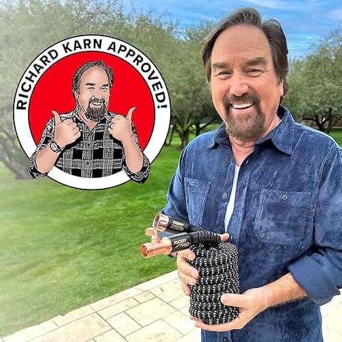Pocket Hose 75 FT Copper Bullet Expandable Garden Hose w/10 Pattern Thumb Spray Nozzle AS SEEN ON TV 650psi 3/4 in Patented Lead-Free Ultra-Lightweight Solid Copper Anodized Aluminum - Image 2