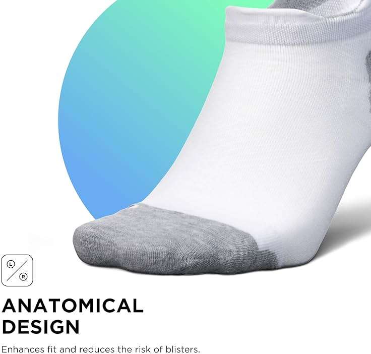 Feetures Elite Max Cushion No Show Tab - Running Socks for Men & Women, Athletic Compression Socks, Moisture Wicking - Image 4