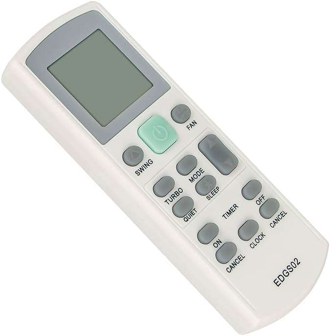 AULCMEET EDGS02 Replace AC Remote Control Compatible with Daikin/Acson Air Condtioner GS02 OM-GS02-0112 OM-GS02-1011 OM-GS02-1111(2) BRC52A61 BRC52A63 BRC52A62 R08019037090A R08019034086 - Image 2