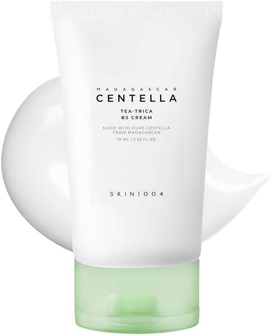 SKIN1004 Tea-Trica B5 Cream, Face Moisturizer with Centella Asiatica & Panthenol B5, Gel Moisturizer for Soothing & Hydrating, Cica Cream with Tea Tree & Centella, Korean Skin Care, 2.53 fl.oz / 75ml - Image 1