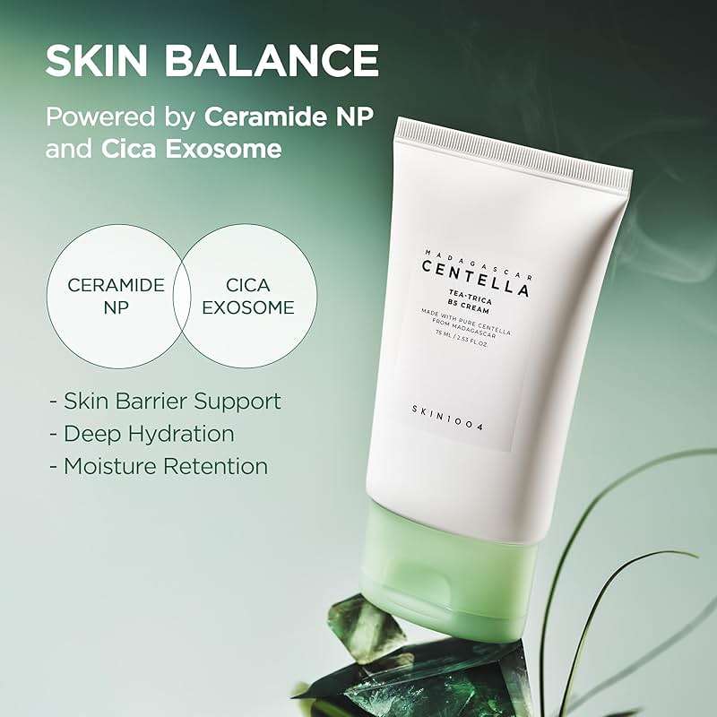 SKIN1004 Tea-Trica B5 Cream, Face Moisturizer with Centella Asiatica & Panthenol B5, Gel Moisturizer for Soothing & Hydrating, Cica Cream with Tea Tree & Centella, Korean Skin Care, 2.53 fl.oz / 75ml - Image 5