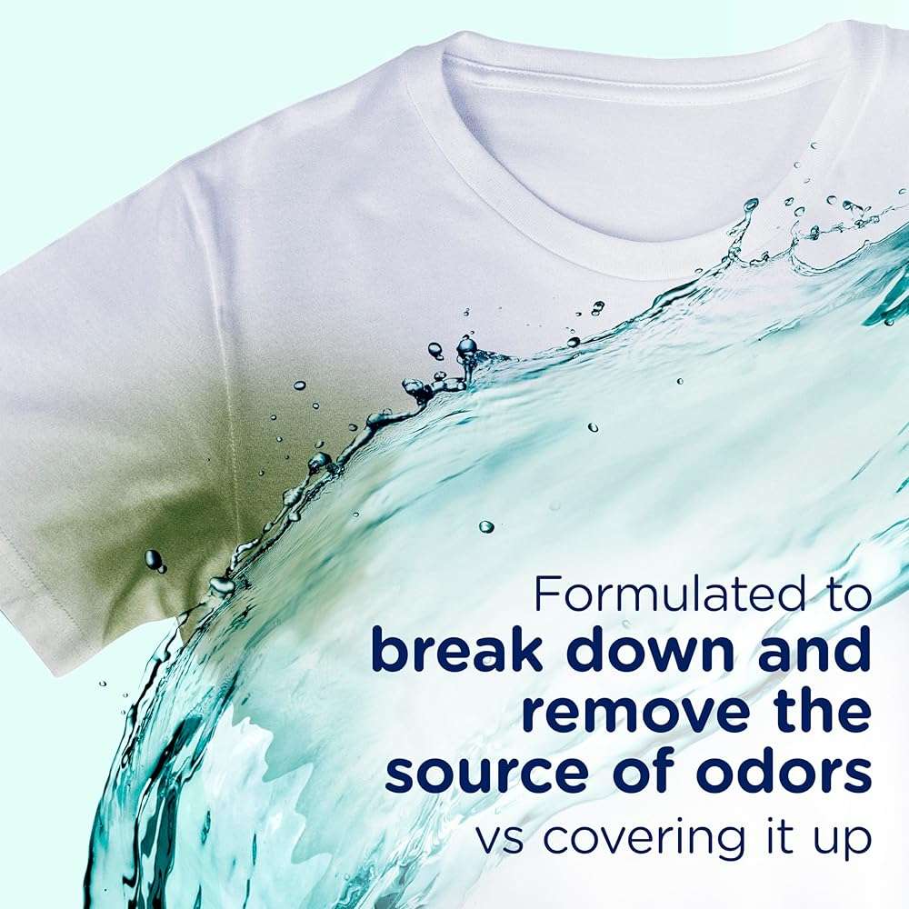 Downy RINSE & REFRESH Laundry Odor Remover and Fabric Softener for Activewear, Active Fresh Scent, 48 oz - Image 3