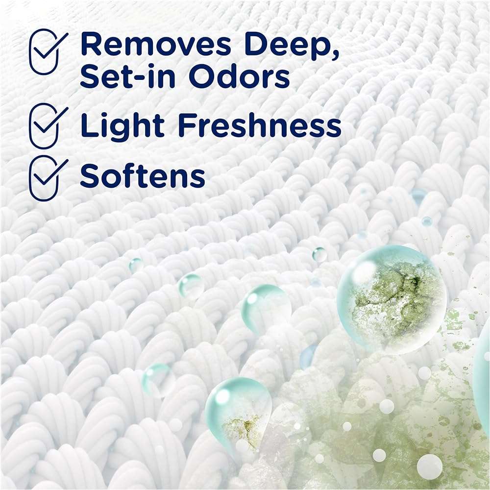 Downy RINSE & REFRESH Laundry Odor Remover and Fabric Softener for Activewear, Active Fresh Scent, 48 oz - Image 4