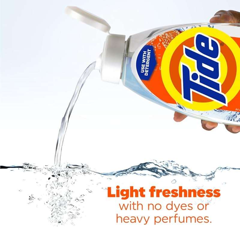 Tide Deep Cleansing Fabric Rinse with 3X Odor Power, Original Scent, 48 oz - Image 8