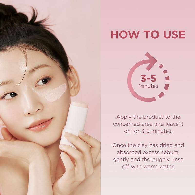 SKIN1004 Poremizing Quick Clay Stick Mask, Face Mask Skincare for Pore Minimizing, Facial Clay Mask with Centella, Pore Minimizer for Sebum Control, Pink Mud Mask, Korean Skin Care, 0.95 oz / 27g - Image 7