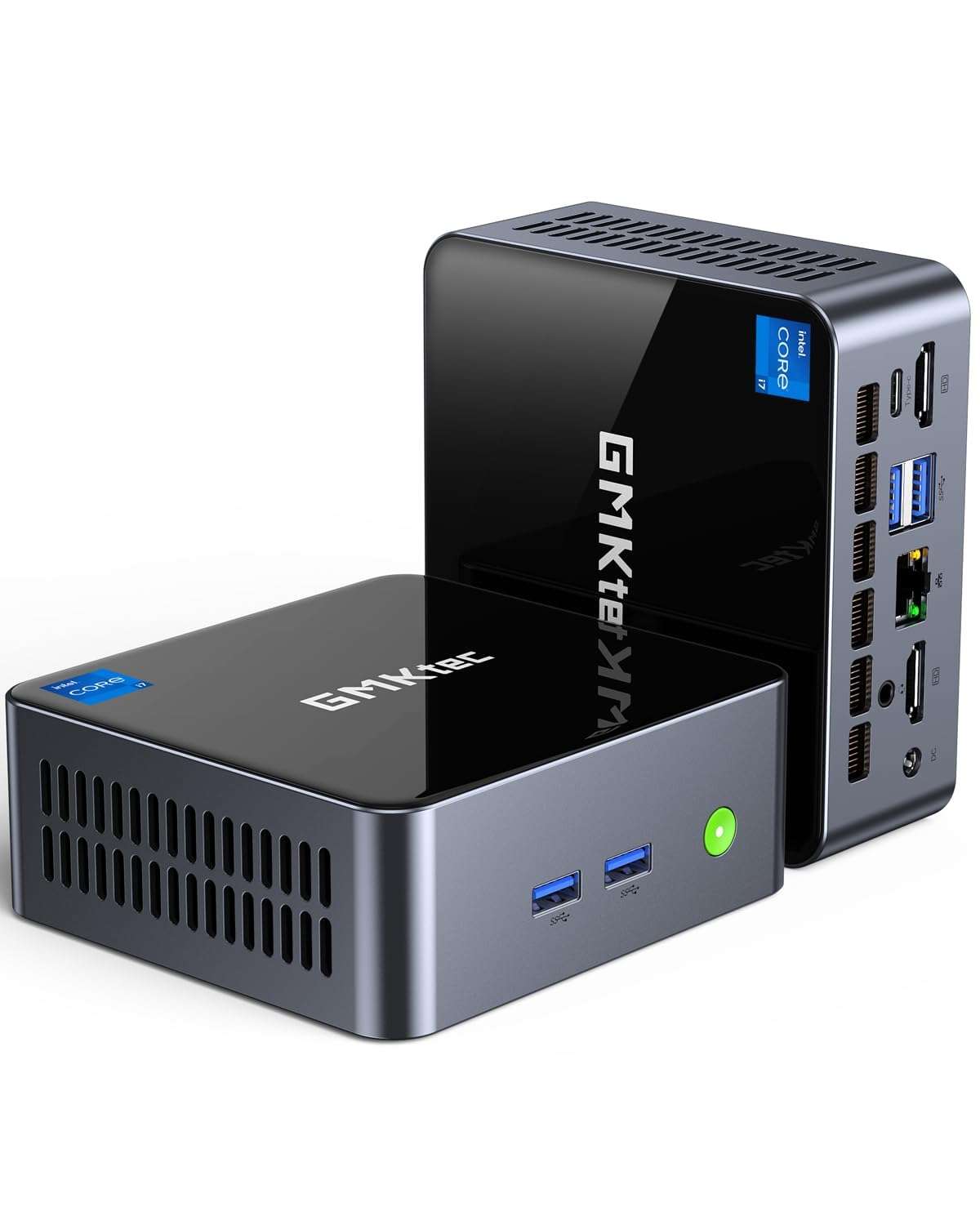 GMKtec Mini PC with Intel Core i7-1185G7 Processor (Up to 4.8 GHz) 16GB DDR4 1TB SSD NIC i226V RJ45 2.5G Iris Xe Graphics USB4.0 Desktop Mini Computers WiFi 6, BT 5.2/ DP, HDMI M2 - Image 1