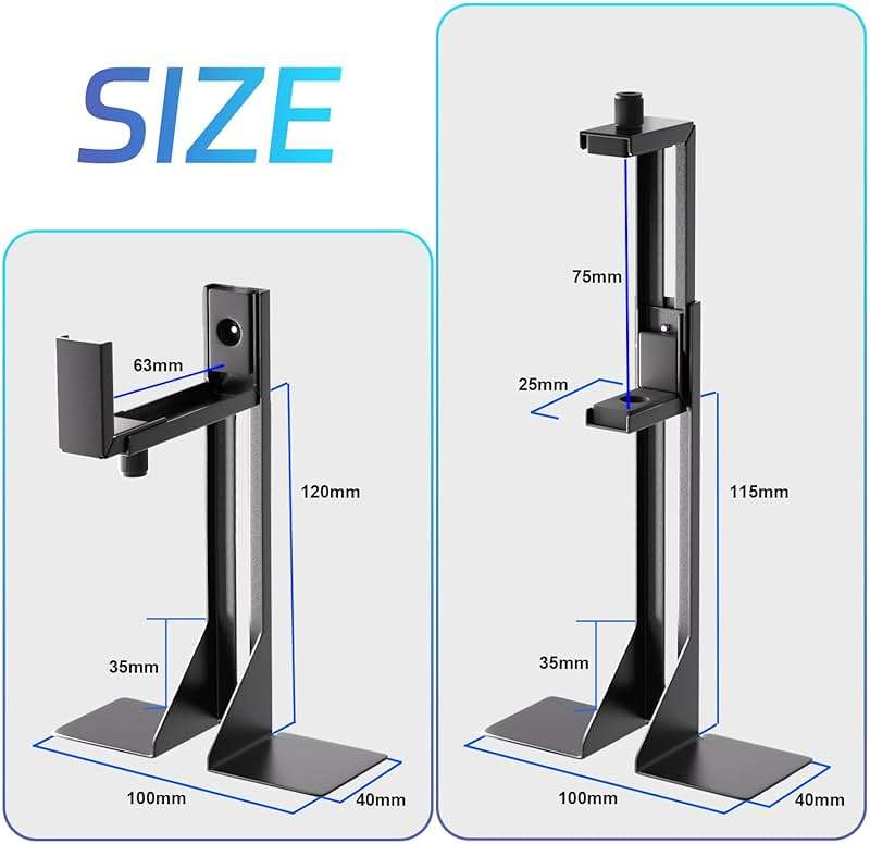 GPU Support Bracket, Graphics Card Support, GPU Brace, Video Card Holder Bracket with Bottom Adhesive, GPU Stand, Adjustable Anti Sag GPU Stand 35-120mm, Support GPU 4090 Thickness Support up to 75mm - Image 2