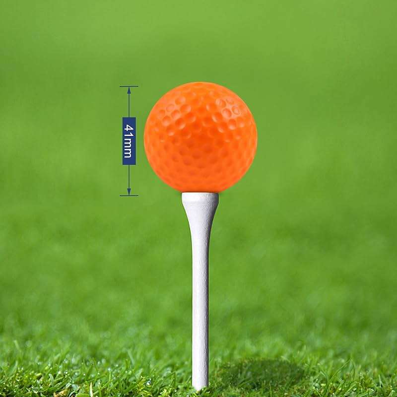 Guirnd 20 Pack Foam Golf Balls, 41mm Practice Golf Balls, Realistic Feel and Long Lasting Limited Fligh Practice Golf Balls for Backyard, Soft Golf Balls for Indoor or Outdoor - Image 2