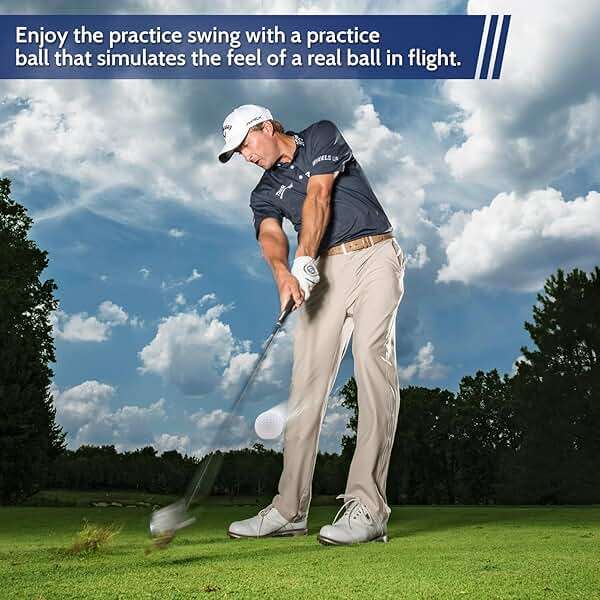 Guirnd 20 Pack Foam Golf Balls, 41mm Practice Golf Balls, Realistic Feel and Long Lasting Limited Fligh Practice Golf Balls for Backyard, Soft Golf Balls for Indoor or Outdoor - Image 6