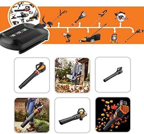20V 2Packs Replacement Battery and Charger Starter Kit， Cell9102 WA3520 Lithium Battery and Charger WA3742 Compatible with Worx 20-Volt Cordless Power Tools - Image 6