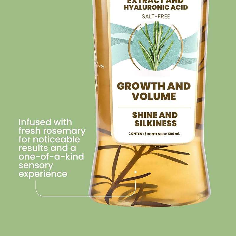 ANYELUZ Kit Duo Rosemary Shampoo + Mini Travel Size, With Onion Extract, Hyaluronic Acid and Rosemary - Image 3