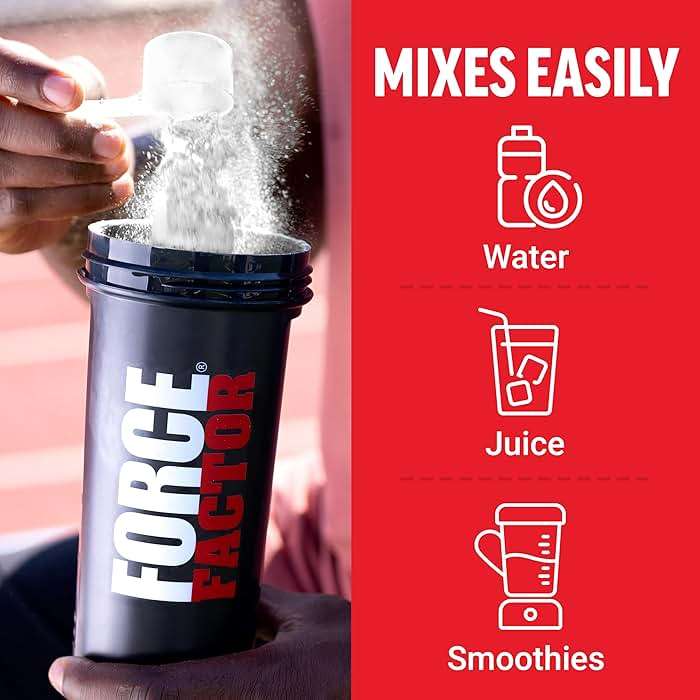 Force Factor Creatine Monohydrate Powder, 5g Micronized Dose to Support Muscle Growth, Strength, Recovery, Cognitive Health & Memory, Unflavored, 60 Servings - Image 5