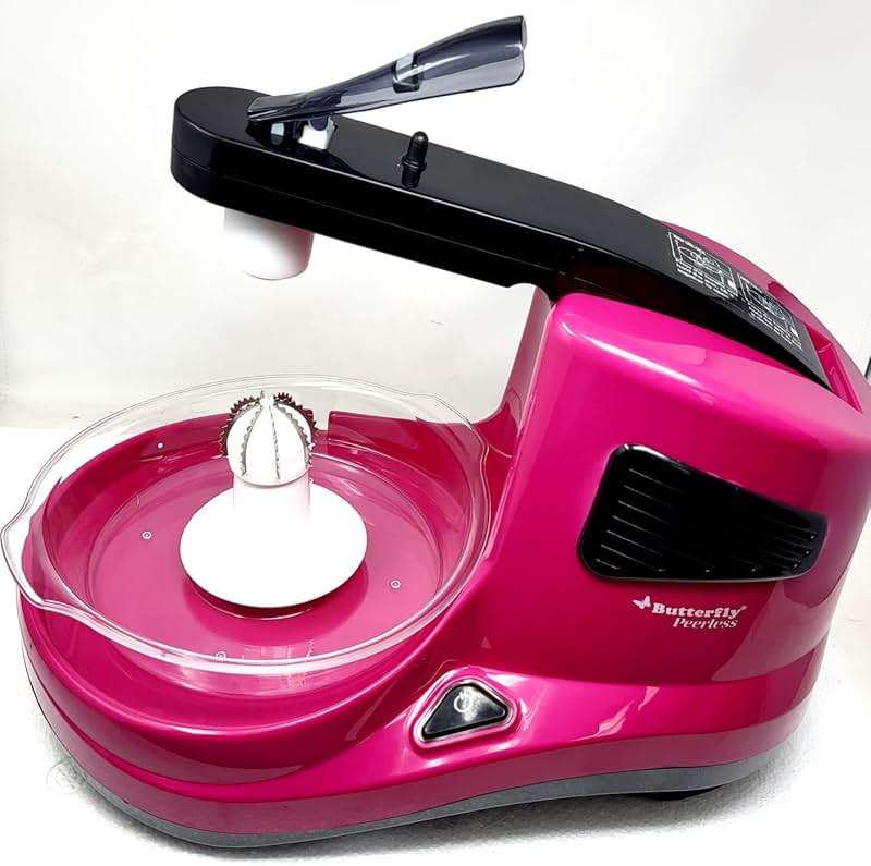 Butterfly Peerless 3-Stone Wet Grinder with Atta Kneader & Coconut Scraper, 2-Liter, 110V for USA & Canada, Pink - Image 2