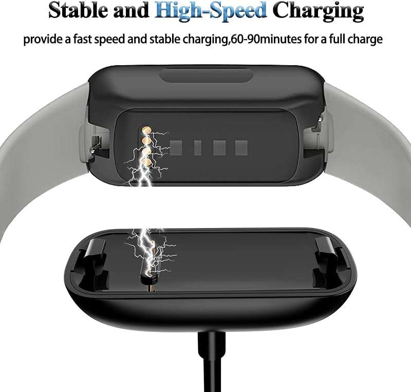 Charger Cable for Fitbit Inspire 3, Replacement USB Charging Cradle Dock Stand Cable for Inspire 3 Fitness Tracker (3.3 ft) - Image 4