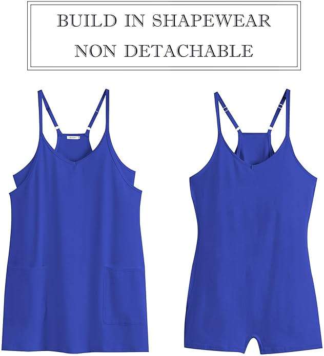 ANRABESS Women Athletic Dress Summer Tennis Workout Active Sports Mini Romper Dress Built in Shorts Travel Vacation Clothes - Image 6