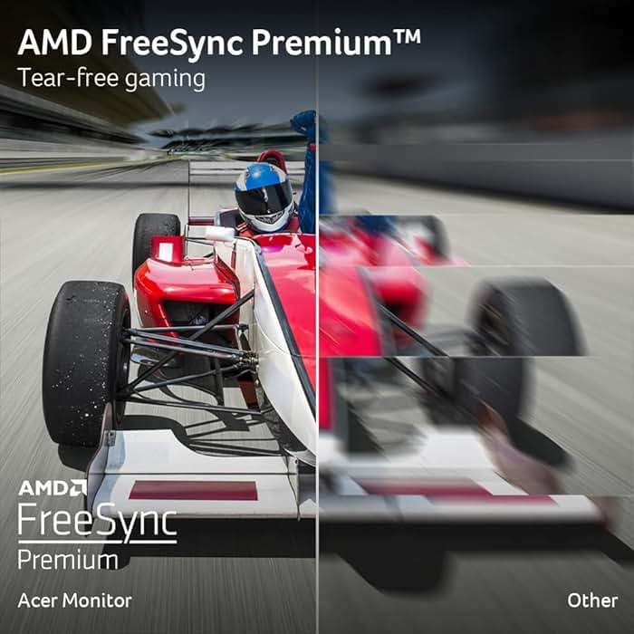 acer Nitro 31.5" FHD 1920 x 1080 1500R Curved PC Gaming Monitor | AMD FreeSync™ Premium | Up to 165Hz Refresh | 1ms VRB | VESA Mountable | 1 x Display Port 1.2 & 2 x HDMI 1.4 | EDA320Q PBIIPX - Image 3