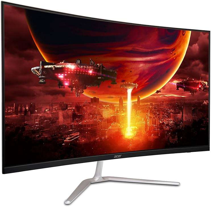acer Nitro 31.5" FHD 1920 x 1080 1500R Curved PC Gaming Monitor | AMD FreeSync™ Premium | Up to 165Hz Refresh | 1ms VRB | VESA Mountable | 1 x Display Port 1.2 & 2 x HDMI 1.4 | EDA320Q PBIIPX - Image 8