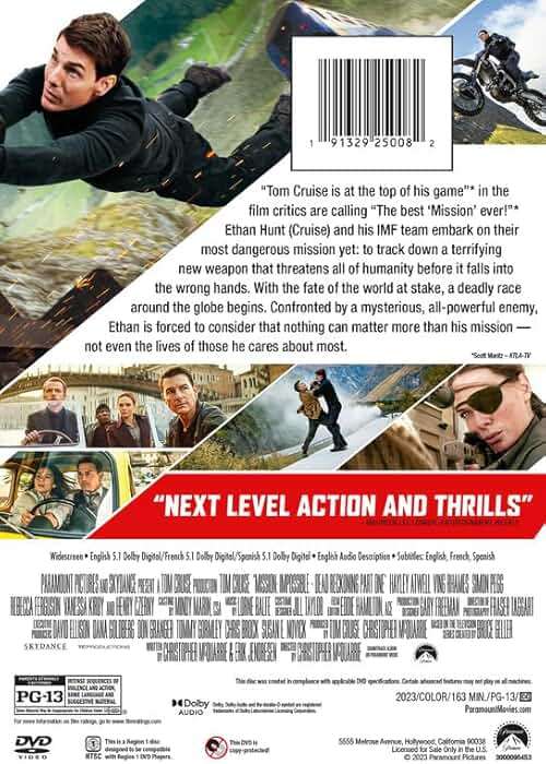 ​​Mission:Impossible - Dead Reckoning [DVD] - Image 3