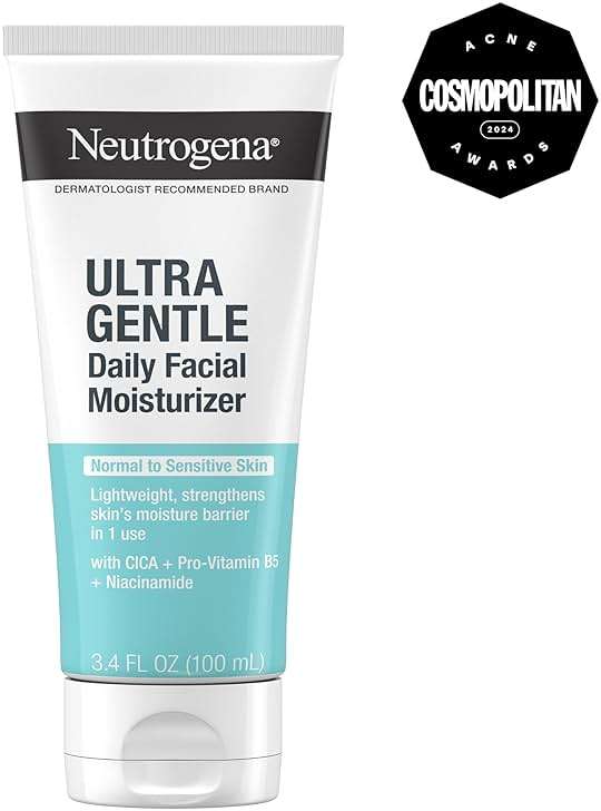 Neutrogena Face Moisturizer Ultra Gentle Daily Face Moisturizer for Sensitive Skin with Vitamin B3, Pro-Vitamin B5, and Vitamin E, Hydrating Moisturizer, 3.4 fl oz - Image 2