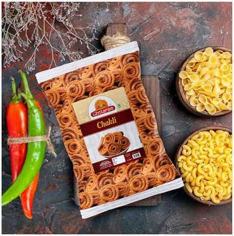 Ghotaram Butter Chakli Chakoli, Murukku, Bhajni Chakli, Bhajni Chakli Namkeen Snacks for Foodie Indians Ready to Eat snacks - Tea Time Chakli, Chakli Diwali Rakhi Snack and Namkeen-250 * 1Pack - Image 7