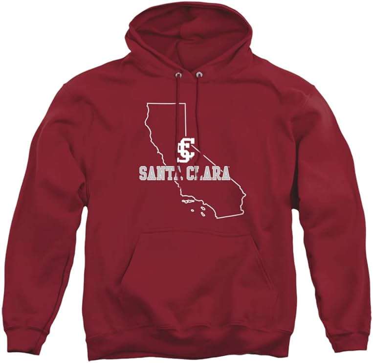 LOGOVISION Official Collegiate State Shape Design Unisex Adult Apparel for Men & Women Pull-over Hoodie Collection - Image 1