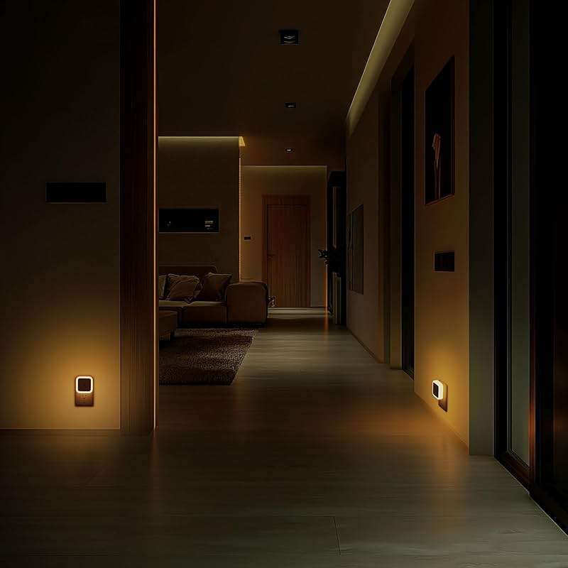 Sujeet Night Light, Night Lights Plug into Wall 4-Pack, Nightlight Plug in Night Lights, Dusk to Dawn Night Lamp Led Night Light for Bedroom, Bathroom, Hallway Warm White - Image 2