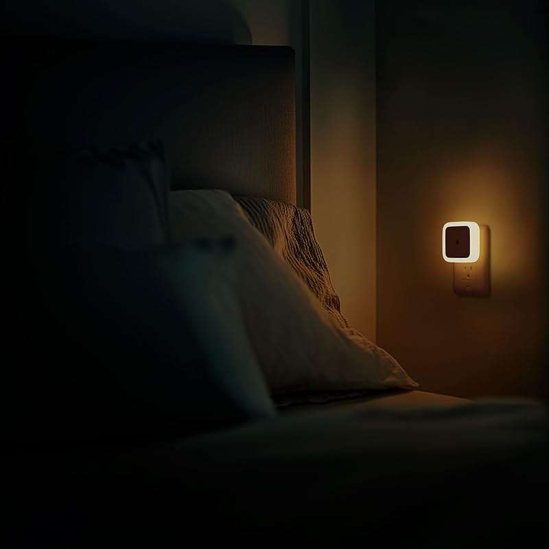 Sujeet Night Light, Night Lights Plug into Wall 4-Pack, Nightlight Plug in Night Lights, Dusk to Dawn Night Lamp Led Night Light for Bedroom, Bathroom, Hallway Warm White - Image 8
