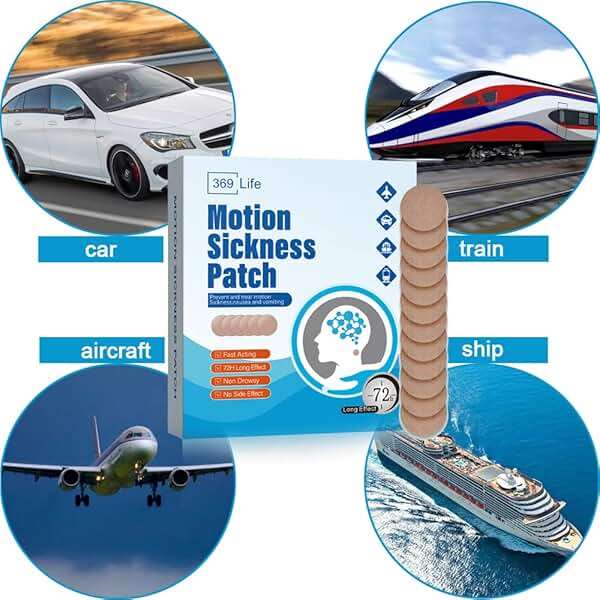 369 Life Motion Sickness Patches, Sea Sickness Patch for Cruise - Adults and Kids ((10 Count - Pack of 1)) - Image 7