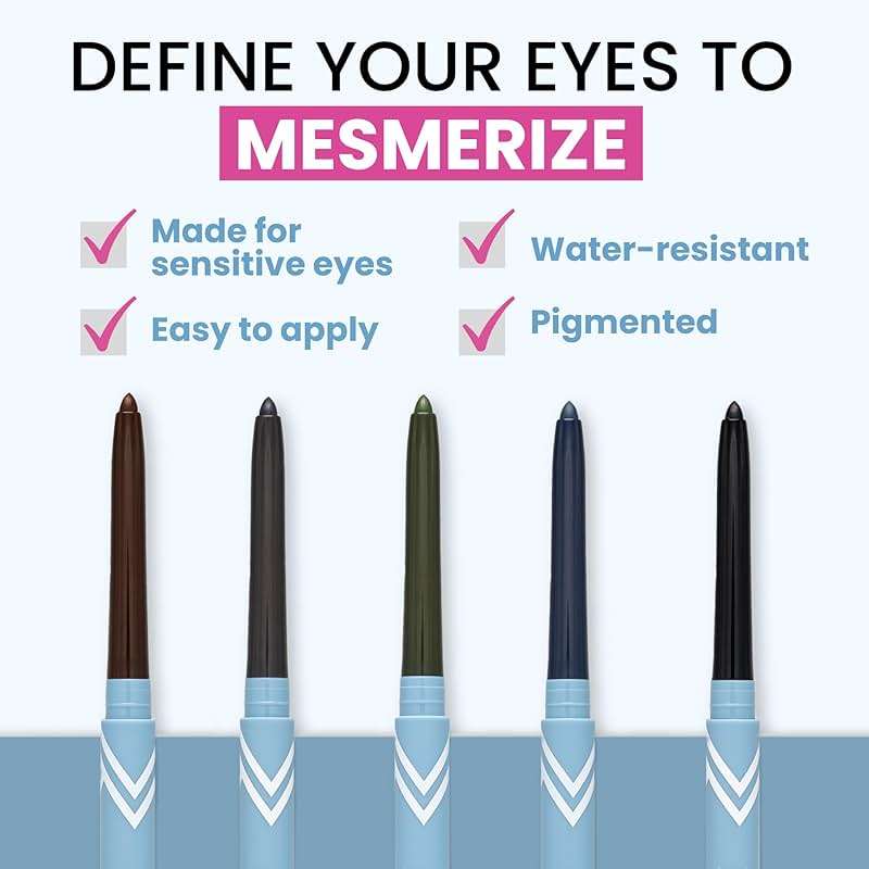 PRIME PROMETICS PrimeEyes Glide Eyeliner for Mature Women – Water-Resistant, Long-Stay and Mess-Proof – Gel Cream Texture, Discreet Sharpener and Effective Smudger (Black) - Image 2