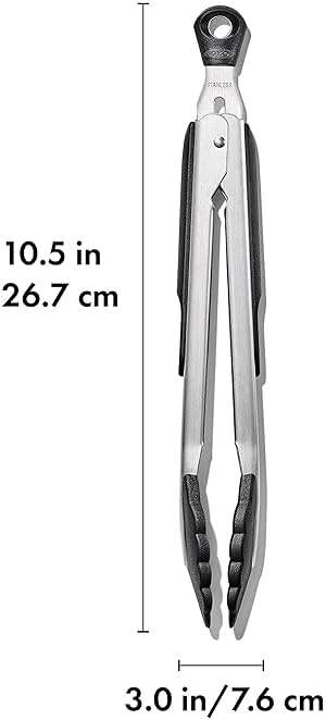 OXO Good Grips 2-Piece Tongs with Nylon Heads Set - Image 2