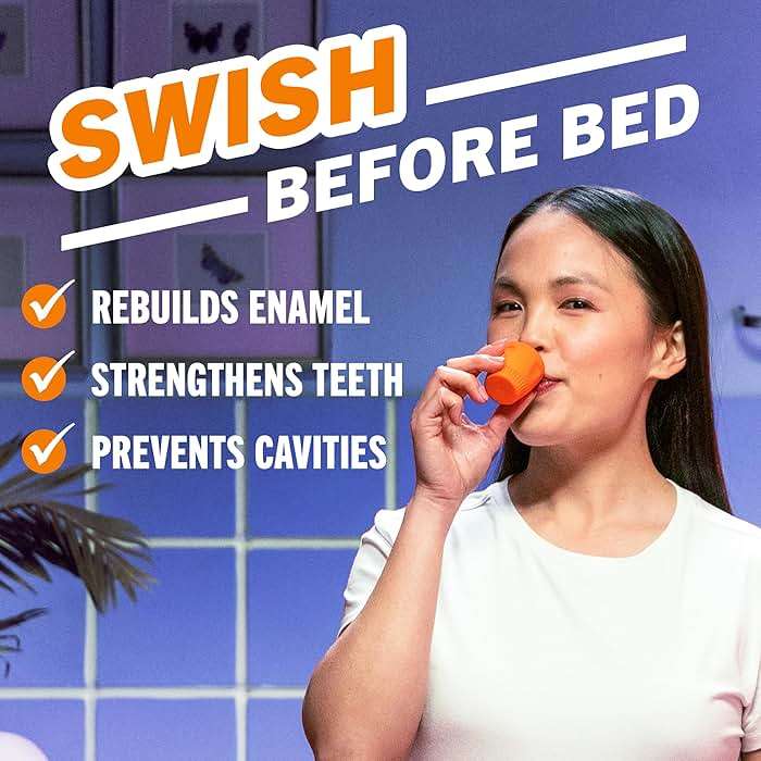 TheraBreath Overnight Mouthwash, Fights Bad Breath for 12 Hours, Chamomile Mint Flavor, Dentist Formulated, Fluoride Rinse, Alcohol Free, 16 fl oz (Pack of 2) - Image 3