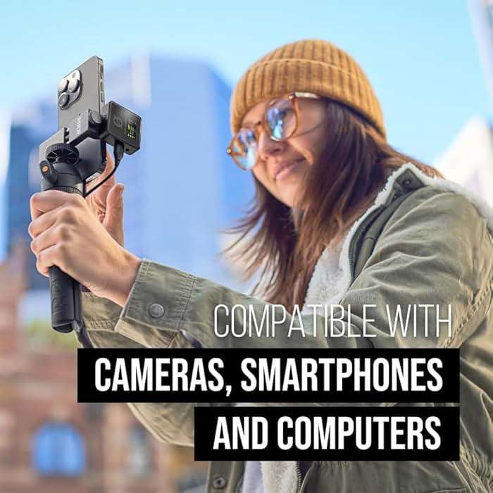 RØDE Wireless PRO Compact Wireless Microphone System with Timecode, 32-bit Float On-board Recording, 2 Lavalier Microphones and Smart Charge Case for Filmmaking and Content Creation - Image 5