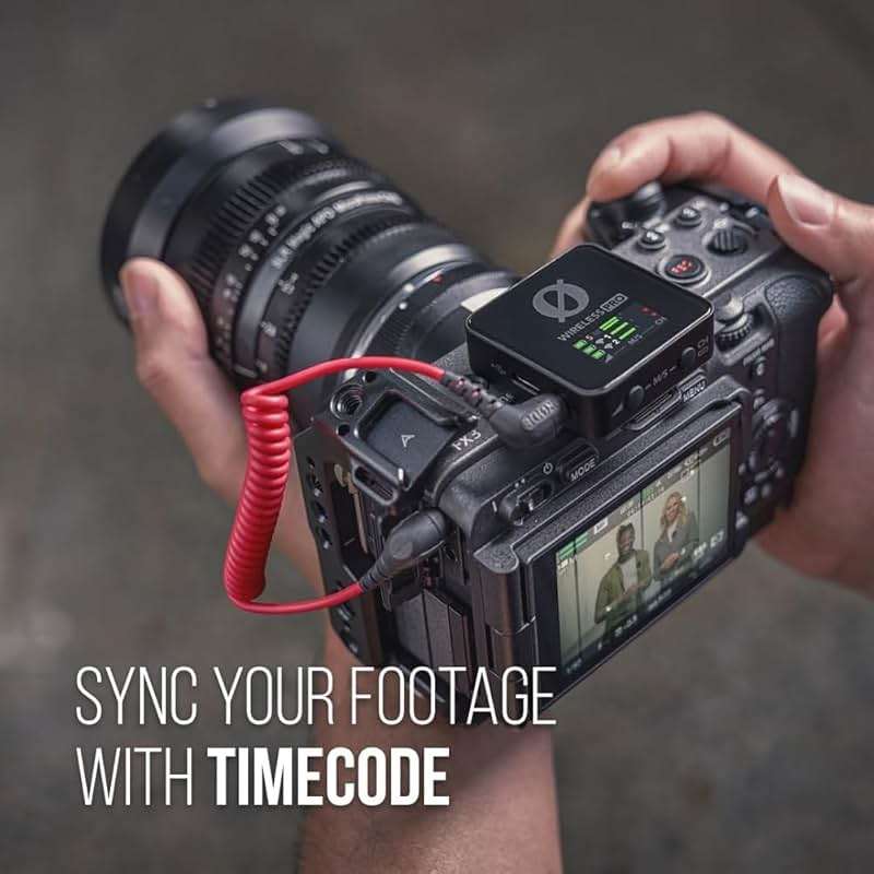 RØDE Wireless PRO Compact Wireless Microphone System with Timecode, 32-bit Float On-board Recording, 2 Lavalier Microphones and Smart Charge Case for Filmmaking and Content Creation - Image 9
