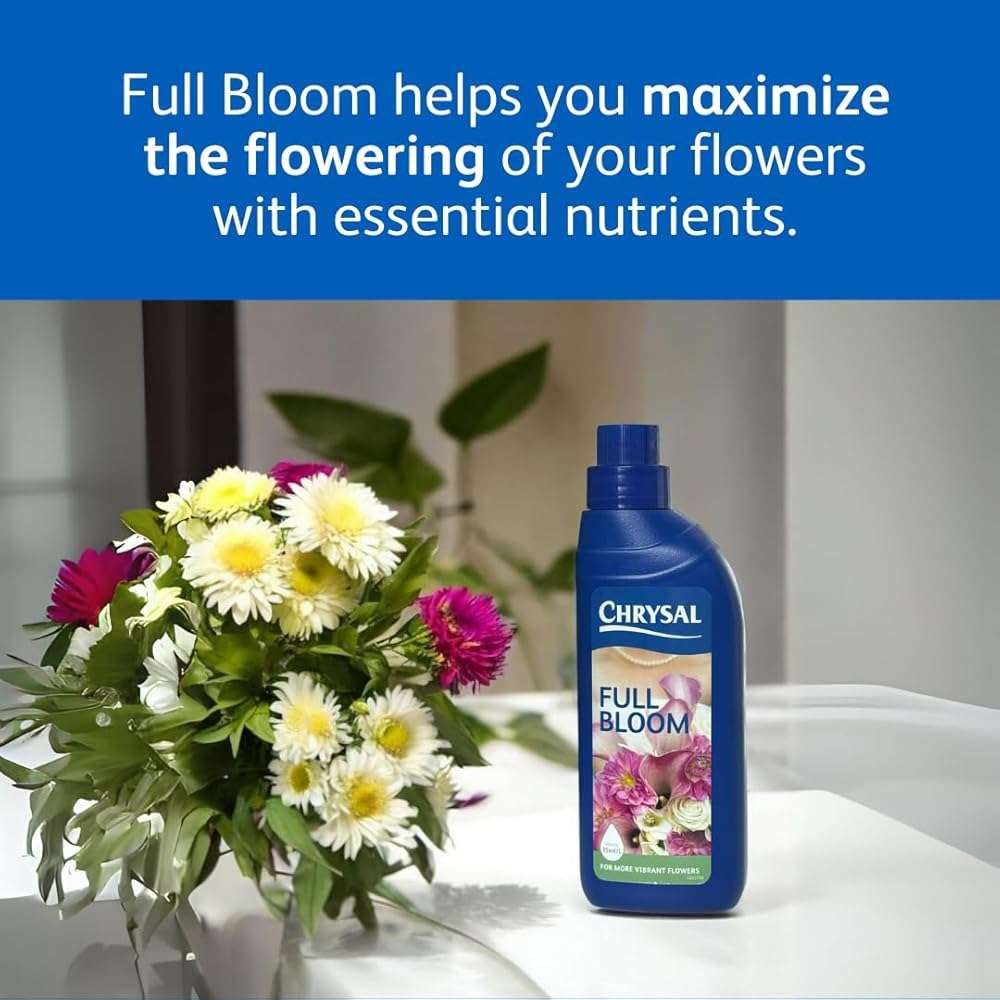 Chrysal Full Bloom Liquid Flower Food - Clear, Concentrated for Flower Arrangements & Bouquets - Mix with Water - Ideal Florist Supplies & at-Home Use - 500mL Bottle (500ml) (2 Pack) - Image 5
